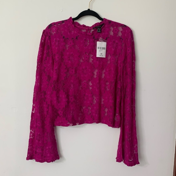 3X Lace Blouse - Picture 1 of 10